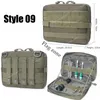 Borsa tattica militare EDC Cintura da cintura Confezione da caccia Confezione di strumenti di emergenza Kit di pronto soccorso medico esterno Custodia da campeggio di sopravvivenza Caccia Borse da caccia Cintura tattica