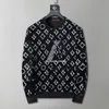 Luxo Mens Womens Designer Sweater Gradiente Jacquard Letras Mens Moda Paris T Street Manga Longa M-XXXL 2024