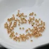 100pcs 14k color clim coves covers chript ind ind ind ind spacer heads for diy jewelry making senders supplies jewelry making sepondes fore