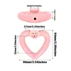 Smoking Pipes Heart Shape Pink Ceramic Pipe For Dry Tobacco Glass Water Wholesale Drop Delivery Home Garden Household Sundries Accesso Dhetf