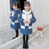 Down Count Kids Winter Coats 2023 Çocuk Dış Giyim Kızları Sıcak Polar Ceket Bebek Ceketleri Sonbahar Giysileri Ty94