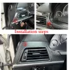 لفيلم BMW 6 Series F12 F13 Coupe Self Reshesive Car Stickers Carbon Fiber Vinyl Car وملحقات تصميم السيارات الشارات
