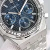 شاهد Diamondencered Watch Designer Diamond Men Womens AP APS Luxury Chronograph Watches MenWatch Nenl Superclone Swiss Mechanical Movement UH 19VMQR