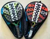 Tennisschläger 18K 12K Padell-Tennisschläger 3K Carbon 16K-Faser raue Oberfläche mit Eva-Soft-Memory-Paddel-Höhenausgleich 231031