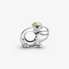 New Arrival 100% 925 Sterling Silver Two-tone Frog Prince Charm Fit Original European Charm Bracelet Fashion Jewelry Accessories219f
