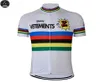 Lignes de couleur rétro classique montagne route course BikeTeam Pro cyclisme maillot dessus de chemise vêtements respirant personnalisé JIASHUO7354714