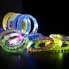 LED Rave Toy 50pcs Mix Mix Glow Glass Party Favors Plow Braclets Light Up Tuy LED Finger Lights Supplies Wedding Halloween Decor 231030