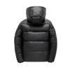 Erkekler Down Parkas Moda 2023 Kış Jacktet Siyah Altın Sıcak Kapşonlu Pamuklu Yastıklı Ceketler Dış Giyim Lüks Marka Katlar Adam Gevşek Kalın 231031