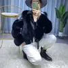 Womens Fur Faux s Luxo Mulheres Inverno Real Fox Casacos HighEnd Natural Jacket Outwear 231031