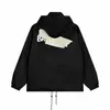 23SS Ny toppdesigner Luxury Pop Fashion High Street Cotton Casual Sports Hooded Jacket med brevmönster för män och kvinnor