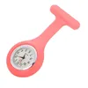 Pocket Watches 2023 Small And Exquisite Silicone Watch With Brooch Fixed Strap Free Battery