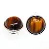 Tiger Eye Jewelpop Fits Kameleon bracelet necklace ring 925 silver plating for kameleon jewelpops IJP260300A