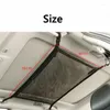 Car Organizer Z20 Ceiling Storage Net Pocket Roof Bag Interior Cargo Breathable Mesh Auto Stowing Tidying Accessories