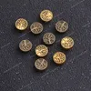 20st 9*9mm Three Color Round Tree Pacer Bead Charms för DIY Pärlade armband smycken handgjorda gör smycken Makingjewelry fyndkomponenter smycken