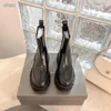 Moda Mulheres Botas de Tornozelo Bota Itália Lindas Botas Baixas Plataforma Redonda Preto Branco Couro Booty Designer Clássico Vestido de Noite Curto Bootie Box UE 35-40