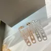 Gold Silver Earring Organizer Backs Beaded Halsband örhängen för kvinnor tonåring flickor trendiga set kedja mode party mor engagemang smycken gåvor damer damer