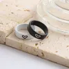 2 stks/set Paar Ringen voor Vrouwen Mannen Mode INS Hart Bloem Liefde Sieraden Valentijnsdag Gift Groothandel YMR054