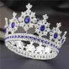 Mode Royal King Queen mariée diadème couronnes pour princesse diadème mariée couronne bal fête cheveux ornements mariage cheveux bijoux 211228260c