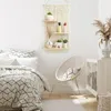 Gobelinowe półki z gobelinami makramy z 3 -poziomowymi wiszącymi ścianami półka roślinna boho wystrój ręcznie tkany bawełniany pokój dekoracja pokoju