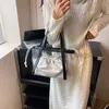 Сумки на плечо Женская прозрачная сумка 2023 Летняя пляжная сумка-ведро Сумка из ПВХ Верхние карманыscatlin_fashion_bags