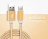 Высокоскоростные кабели для передачи данных типа C USB-микрокабель Адаптер для быстрой зарядки Нейлоновая оплетка из металла 1 м 2 м 3 м для телефона Samsung s8 s10 s11 note 10 htc Android