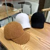 Casquettes de baseball automne et hiver baseball femmes faux sherpa chapeaux chaud en peluche printemps