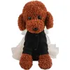 Dog Apparel Winter Dress Pearl Gauze Skirt Cat Puppy Small Costumes Dresses Yorkie Pomeranian Poodle Bichon Pet Clothing