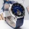 AP Swiss Luxury Wrist Watches Men's Watch Code 11.59 Series 26396BC 18K Platinum Material 41 Diametrar Blue Plate Automatisk mekanisk armbandsur UNUV