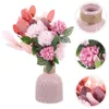 Dekorativa blommor keramiska vassimulering Flower Decor Party Fake Goblincore Room Wedding Prorning Arrangement Nordic