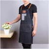 Cutting Cape Salon Hair Cutting Apron Barber Sleeveless Denim Hairdresser Protection Tool Styling Drop Delivery Hair Products Hair Car Otsyo