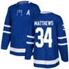 Хоккейная майка # 34 Auston Matthews Reverse Retro # 16 Митчелл Марнер Уильям Нюландер Райан Ривз Гилмор Морган Рилли Макс Доми Тайлер Бертуцци Майки Джона Тавареса