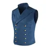 Gilets pour hommes pour hommes gilet hommes Costume sans manches solide Costume col en V gilet affaires confortable marque abordable