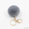 Chaîne de téléphone mobile Création Créative Multimored 6 cm Hairball Keychain Sac en peluche Pendant Car Hairball accessoire R231031