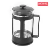 Cafetière à pression française, 350ML, 600ML, 800ML, 1000ML, filtre, infuseur à thé, service à thé, cafetière en verre, poinçon à main