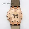 AP Swiss luxe polshorloges 26331OR.OO.D821CR.01 Certificaat Royal AP Oak Series 18k roségoud automatisch machinehorloge KLOT