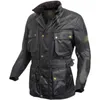 Whole-2015 New Brand quilted coat Men's thick Jacket double layer Waxed Cotton with cotton vest casual Man motorcycle Jac265L