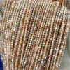 Facetterade naturliga 2 3 mm stenpärla zirkon roskvarter Amethysts Rubys agates Seed Pärlor för smycken Making Beadwork Diy Supplies Fashion Jewelrybeads