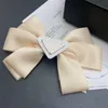 Marca bowknot hairpin simples moda menina bonito estilo lolita branco preto grandes bowknots primavera clipes senhoras elegante topo clipe acessórios de cabelo