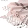 Scarves LONGMING New % Merino Wool Knitted Shawl Scarf Fashion Women Autumn Office Soft Warm Muffler Winter Classical Neckerchief Man Q231031