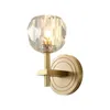 Wall Lamps Nordic Simple Crystal Lamp G9 Decorate Lighting Room Decor Kitchen Corridor Stairs Copper Light Fixture