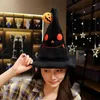 Chapeau d'Halloween créatif diable électrique en peluche balançoire chapeaux de citrouille décoration drôle jouets de vacances 230920