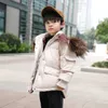 Down Coat Boys Winter Children Kurtka Big Futro kołnierz z kapturem śnieg nosza dziewczyny zagęszczenie odzieży wierzchniej 2 8Years Ubrania TZ597 231031