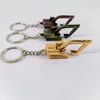 Keychains 100st/Lot 3D Excavator Keychain Dumper Tractor Truck Forklift Shovel Tank Car Keyring Mechanicaln Nyckelkedjan Tyglose