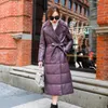 In Pelle da donna 2023 Inverno Vera Pelle di Pecora Giacca da Donna Lungo Imbottiture Collare del Cappotto Caldo Reale Giubbotti Cappotti Veste Femme SGG11