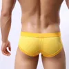 Sous-vêtements 2023 Hommes Slips Sous-vêtements Sexy Modal Mesh Respirant Taille Basse Confortable Short Surdimensionné