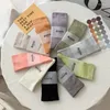 Frauen Socken Candy Farbe Baumwolle Lange Mädchen Nette Korea Stil Atmungsaktive Casual Weibliche Mode