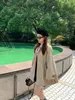Женская парка Toteme с капюшоном и шнурком на талии, плащ