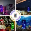Table Lamps Jellyfish Lava Lamp LED With 7 Color Changing Mood Light Round Aquarium Night For Office Home