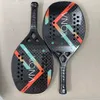 Tennisracketar 12k Full Carbon Fiber Beach Racket med Cover Bag Original 231031