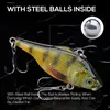 12g 65mm vib bete skrallande fiske lockar gädda wobblers konstgjorda bete för fiske hårt lock vib crankbait wobbler öring fiskefiske lockar